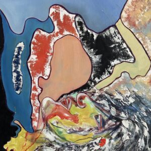 Compoziție abstractă cu profil