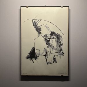 Casă cu horn fumegând